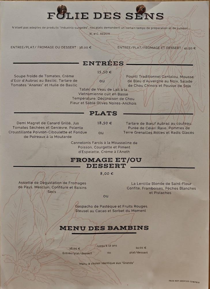 Folie des Sens - Menu Image 2