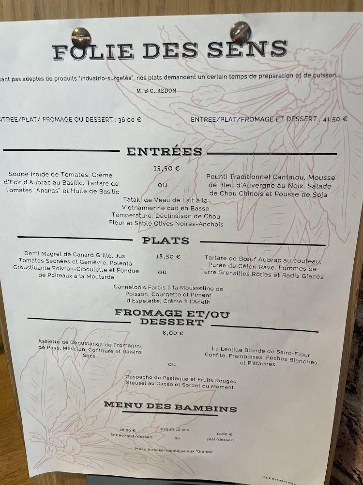 Folie des Sens - Menu Image 3